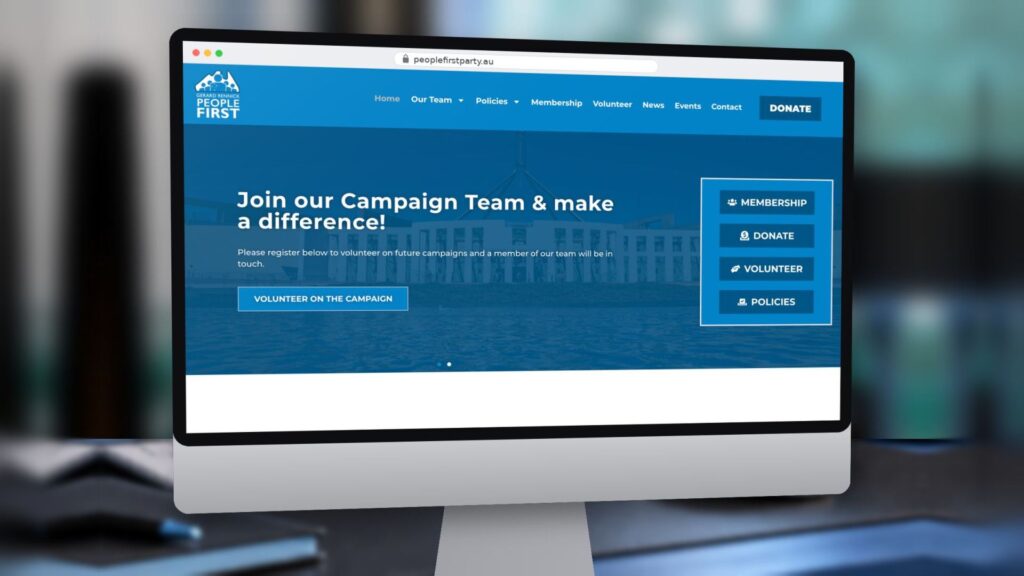 People First Party: party website, peoplefirstparty.au